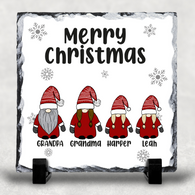 Grand Parents Christmas Gonk With 2 Daughters Slate